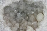 Keokuk Quartz Geode with Calcite & Pyrite Crystals - Missouri #144767-2